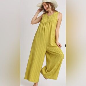 Umgee Textured Knit Jumpsuit